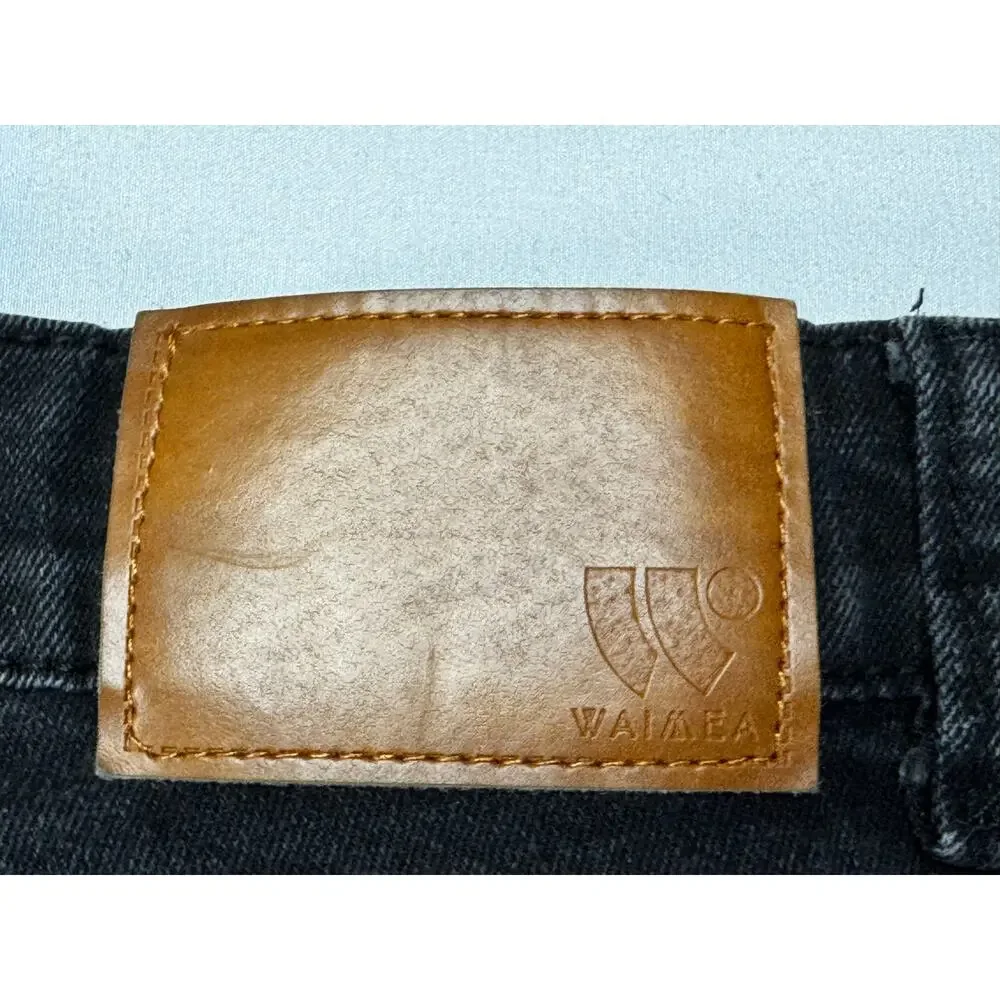 Waimea‎ Youth Boy's Skinny Fit Paint Splatter Black  Jeans - Size 18 (30x29)*